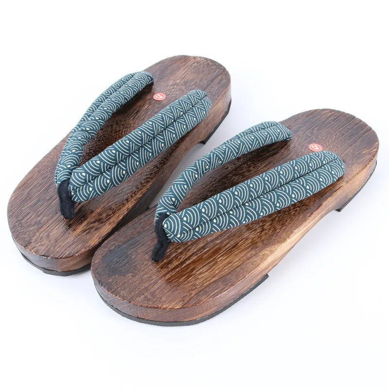 Chaussure Zori Japonaise bleu clair