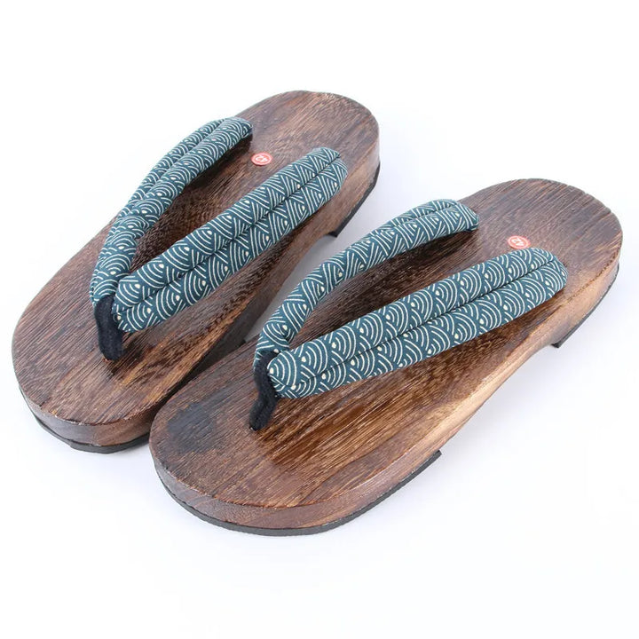 Chaussure Zori Japonaise bleu clair