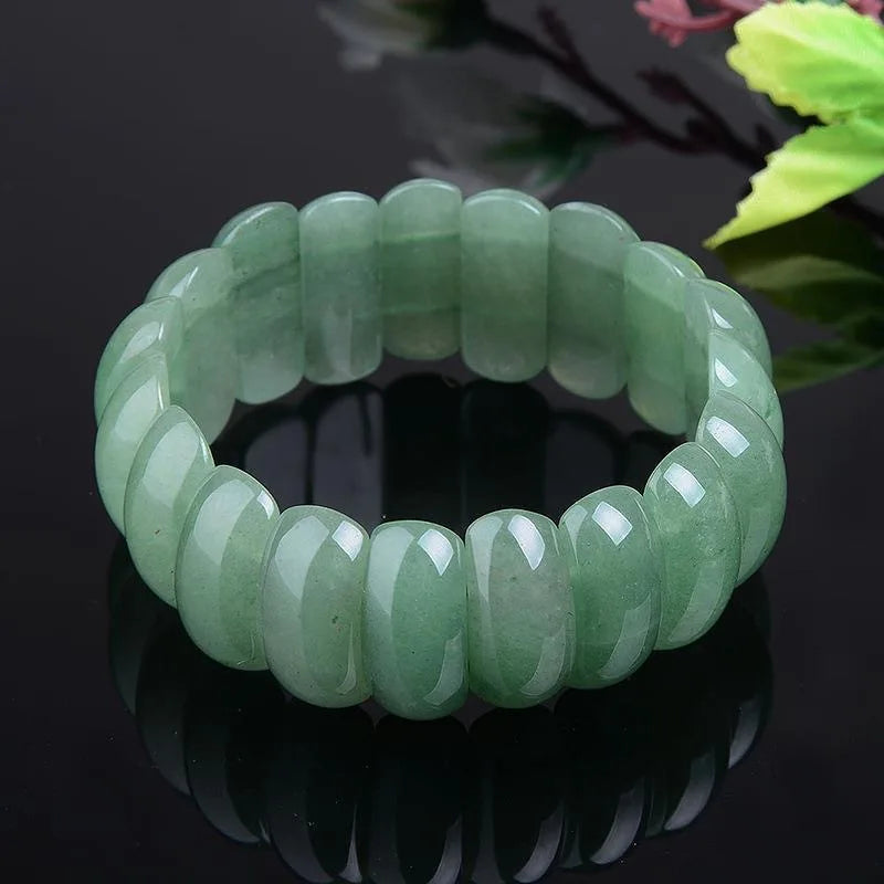 Japanese jade beaded bracelet