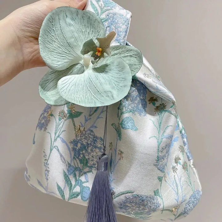 Sac Japonais En Tissu bleu