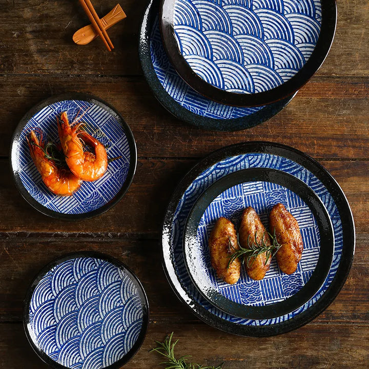 Assiette japonaise plate