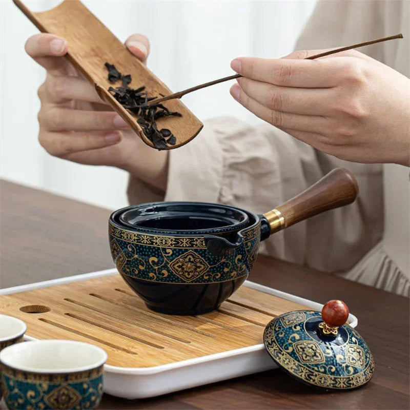 Théière Japonaise Rotative Pratique