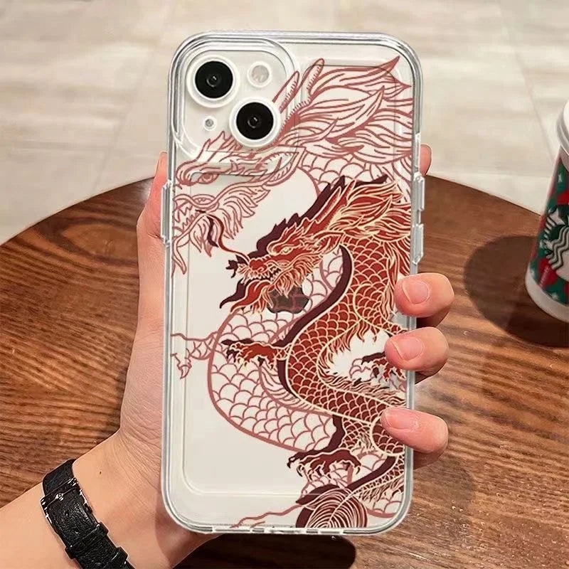 Coque de téléphone japonaise Dragon