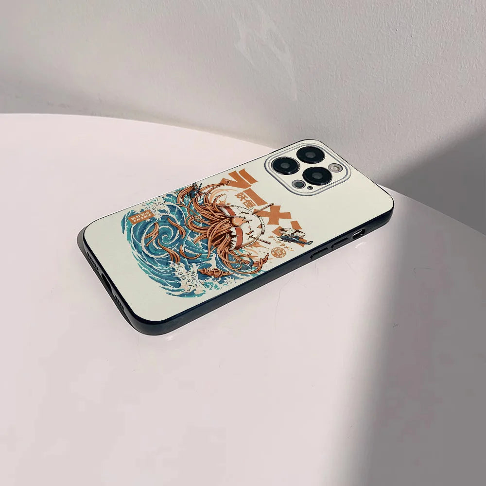 Coque de téléphone japonaise artistique