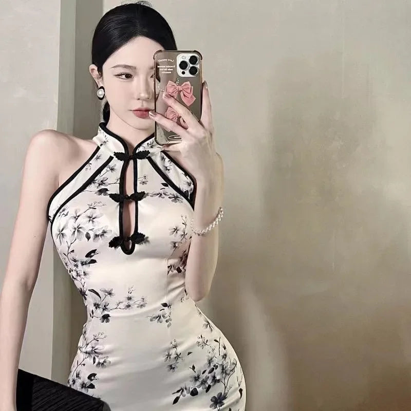 Robe Japonaise Blanche Sexy