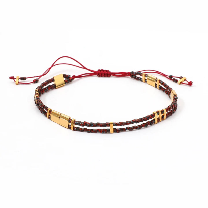 Bracelet Miyuki Tila jonc à breloques