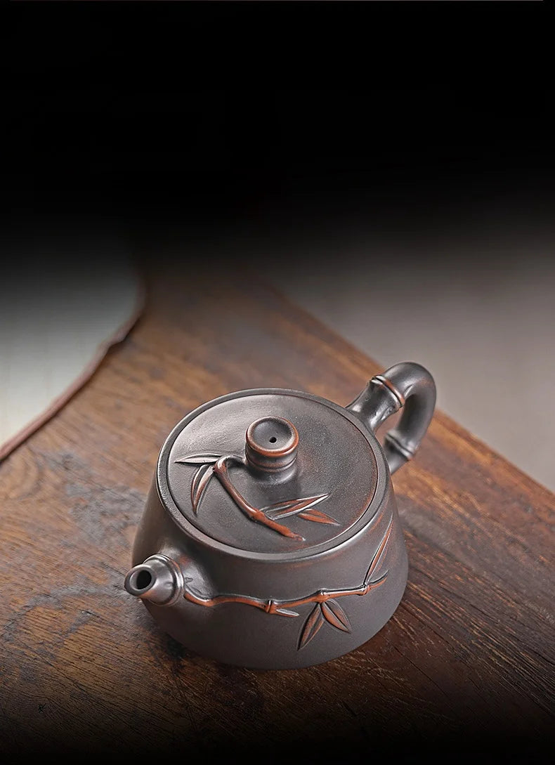 Théière Japonaise Bambou Classique Ergonomique