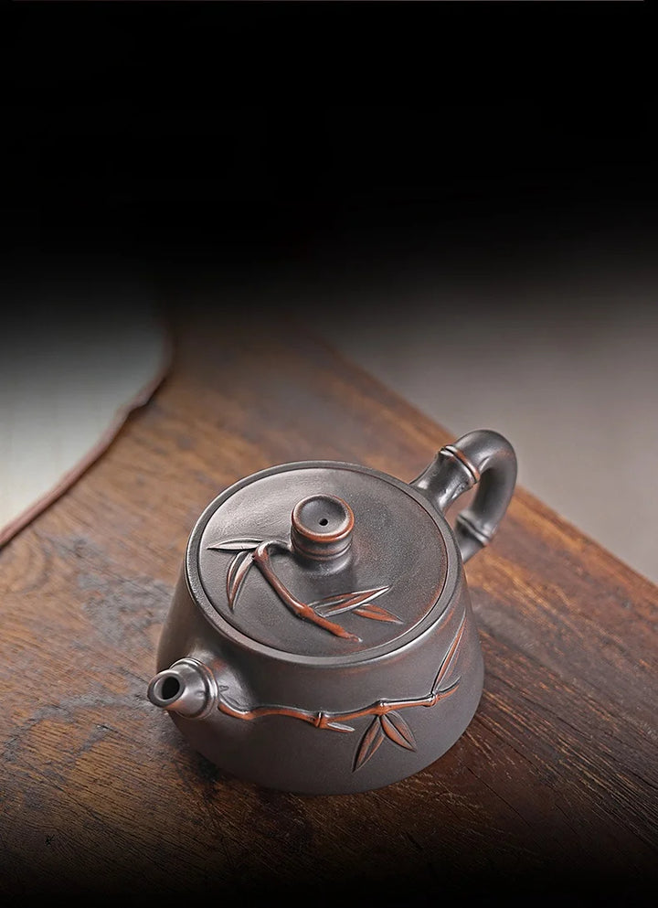 Théière Japonaise Bambou Classique Ergonomique