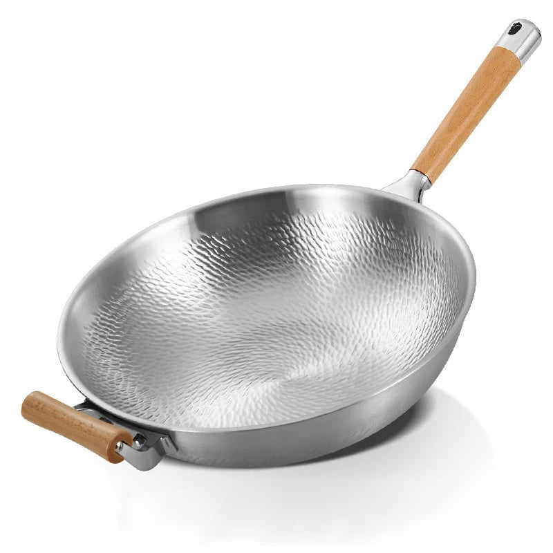 Wok Japonais Martelé 34 cm