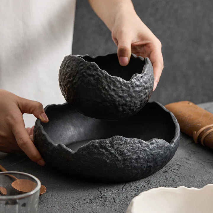 Bol Japonais Contemporain Noir
