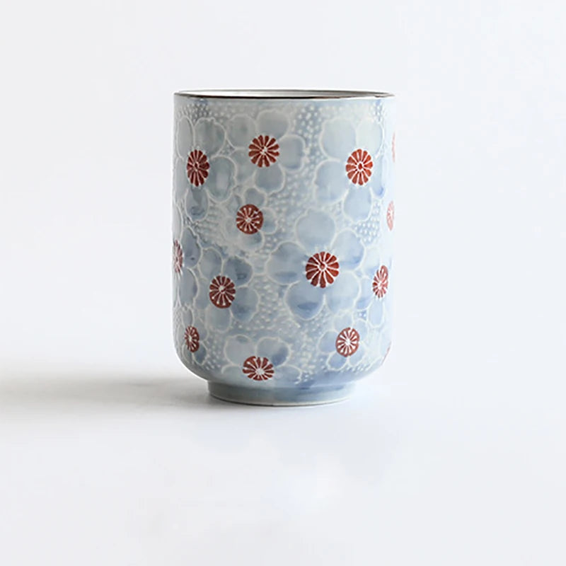 Tasse à thé japonais fleurs