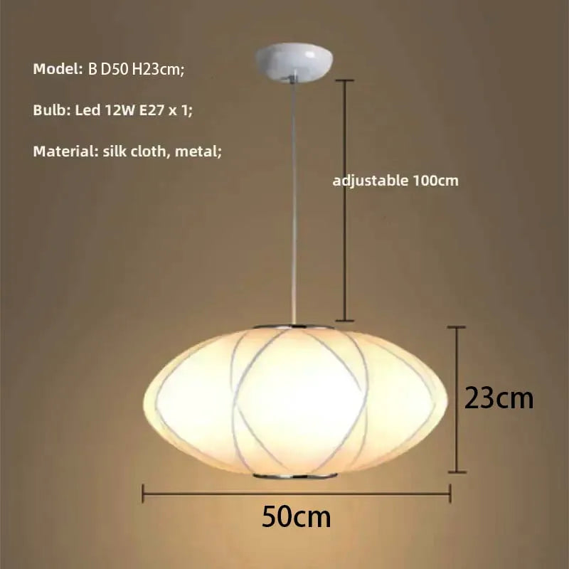 Suspension Japonaise Moderne Sobre
