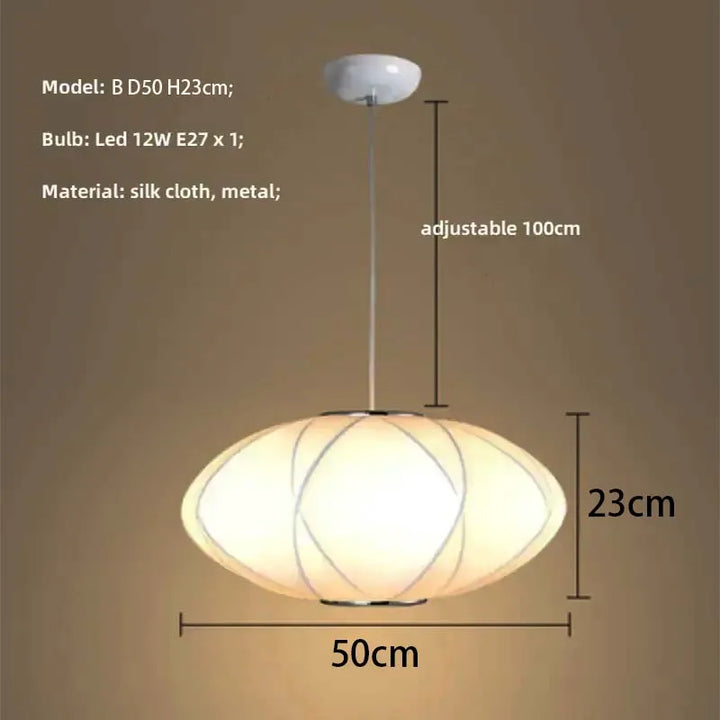 Suspension Japonaise Moderne Sobre