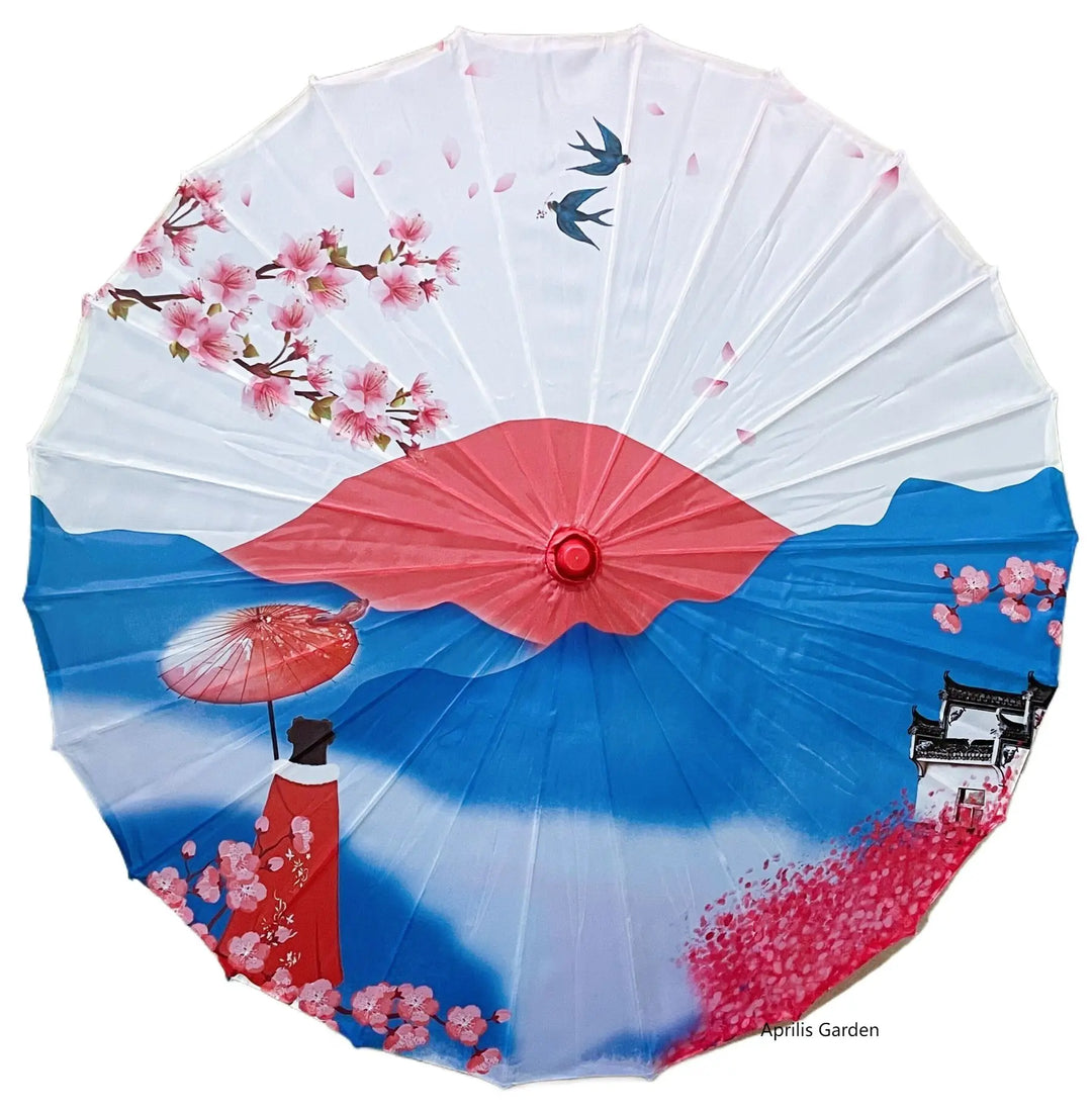 Ombrelle Japonaise Paysage Traditionnel