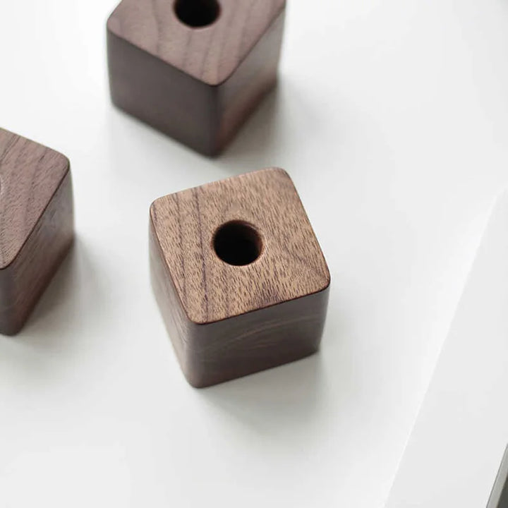 Japanese Square Wooden Pen Holder