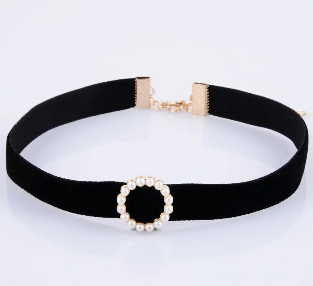 Collier ras du cou japon cercle de perle