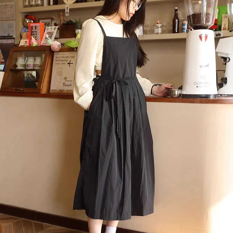 Tablier Japonais Long Plissé Pratique
