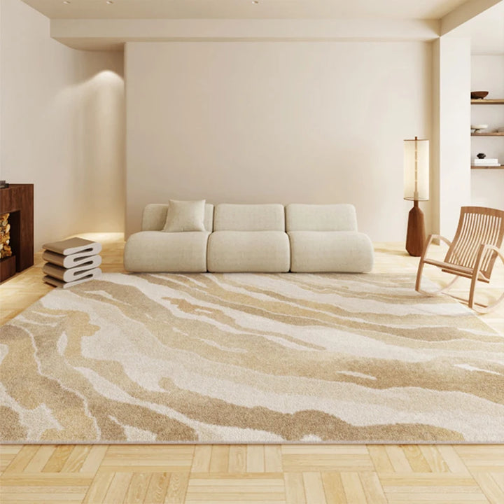 Tapis Japonais beige marbre
