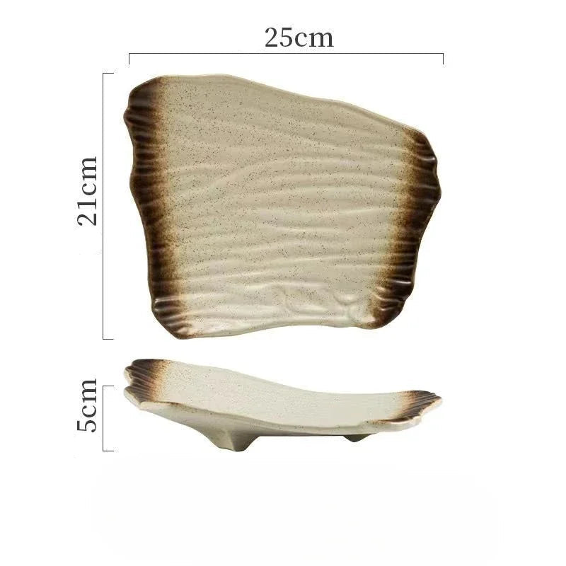 Assiette Japonaise de Sushi Originale harmonieuses