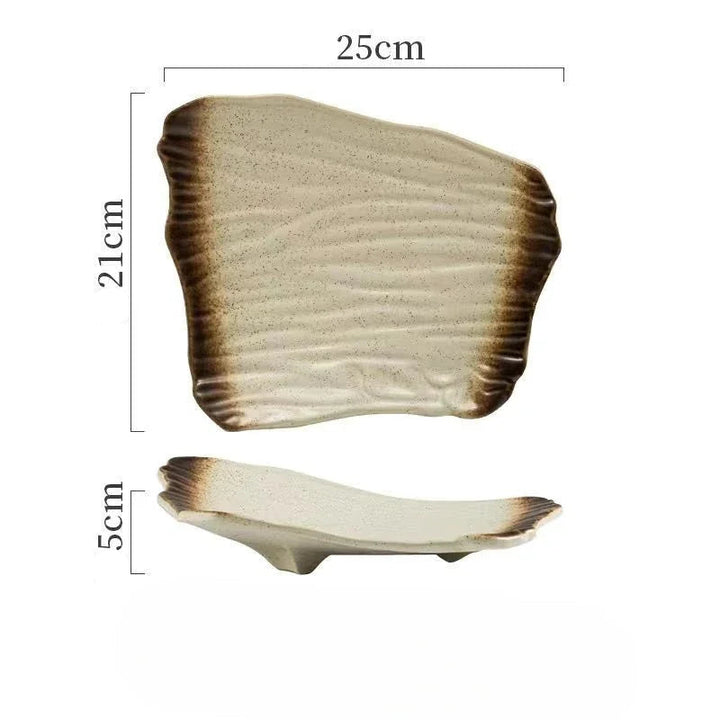 Assiette Japonaise de Sushi Originale harmonieuses