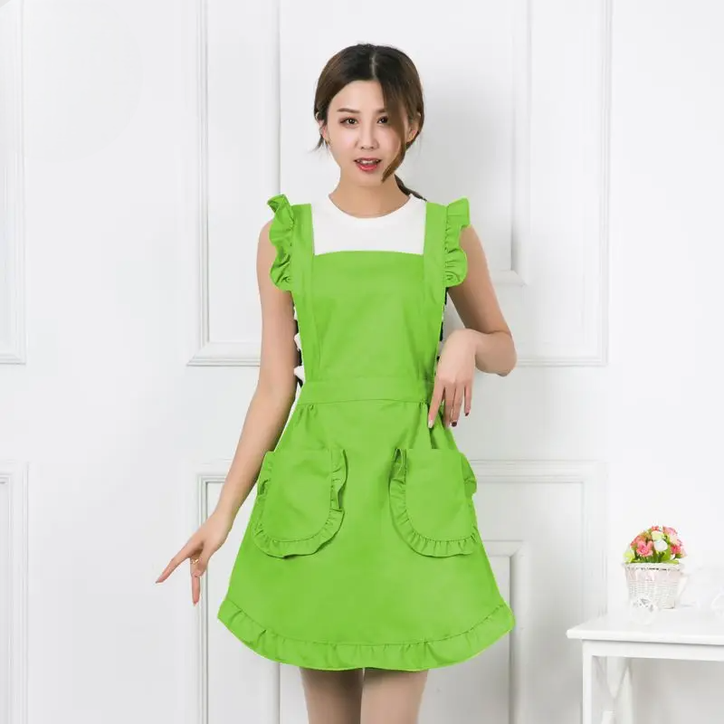 Tablier Japonais Femme Moderne Vert