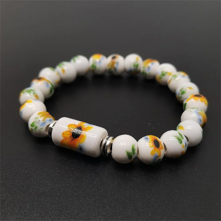 Bracelet Perlé Japonais en porcelaine