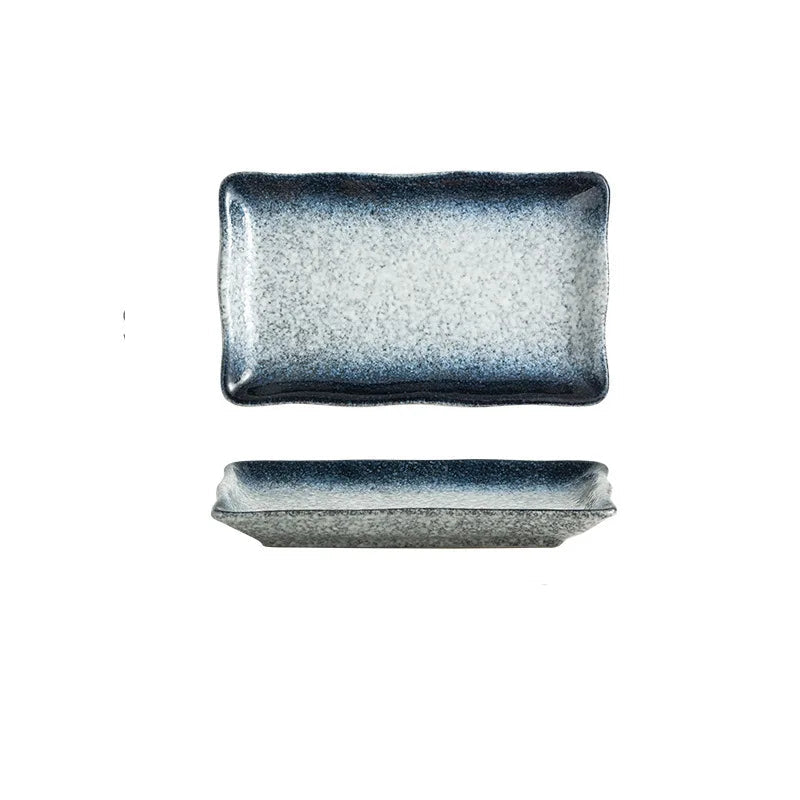 Assiette Barbecue Japonaise Bleu foncé