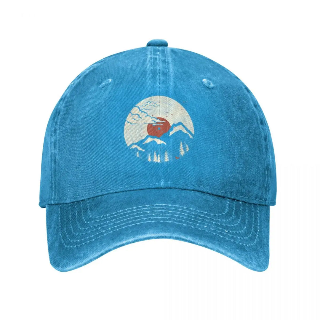 Casquette Japonaise Mont Bleu