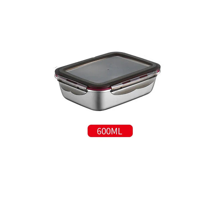 Auslaufsichere Bento-Box aus Edelstahl