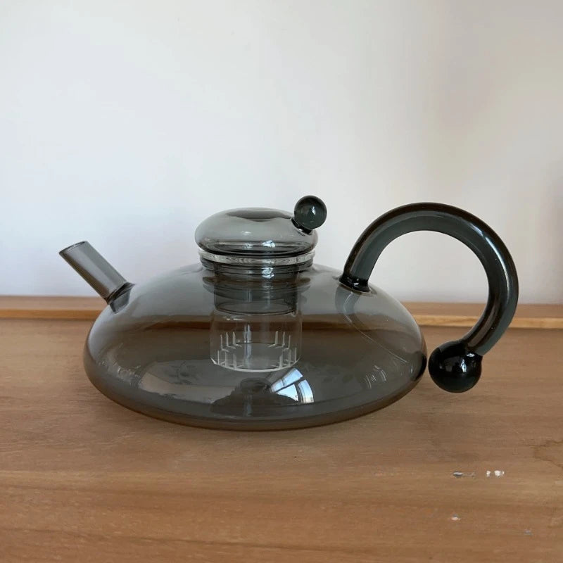 Théière Japonaise Noire Transparente Unique