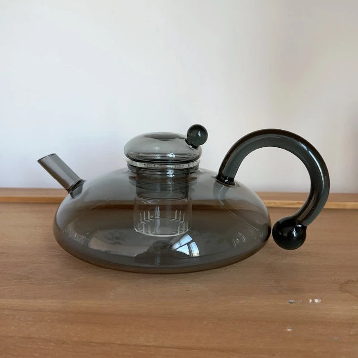Théière Japonaise Noire Transparente Unique