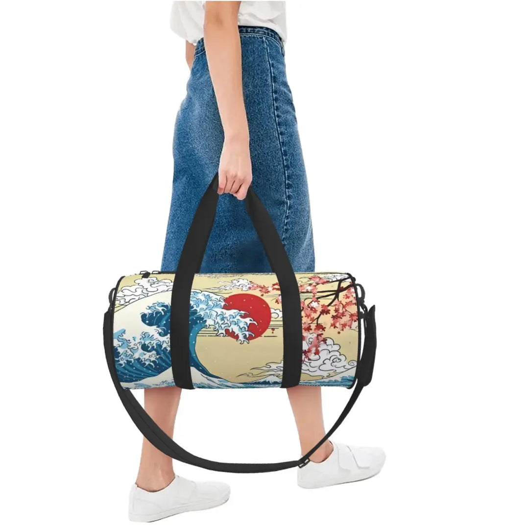 Sac De Sport Japonais vague de kanagawa