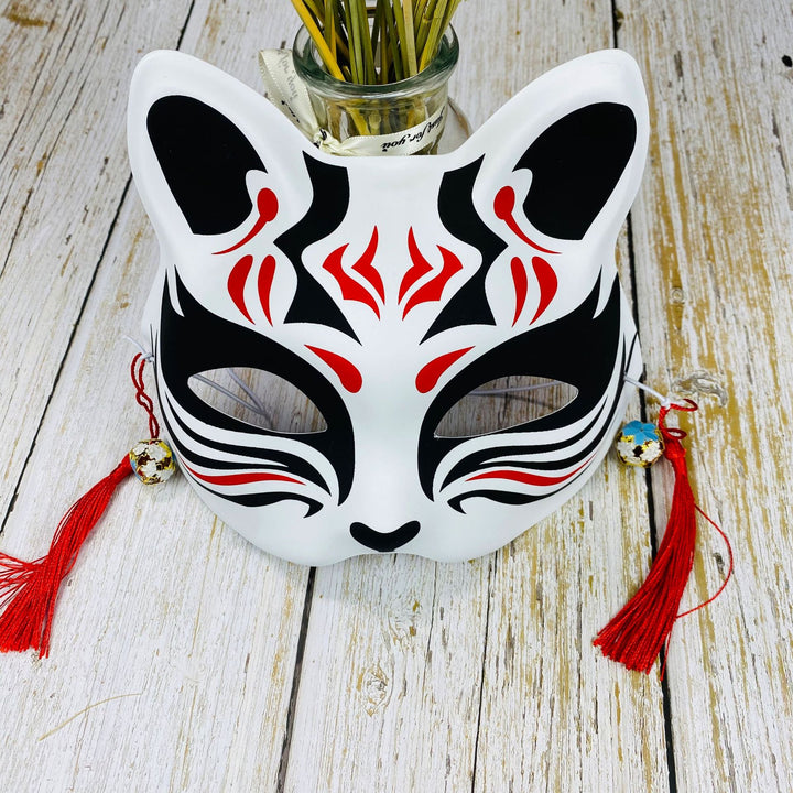 Japanische Katzenmaske