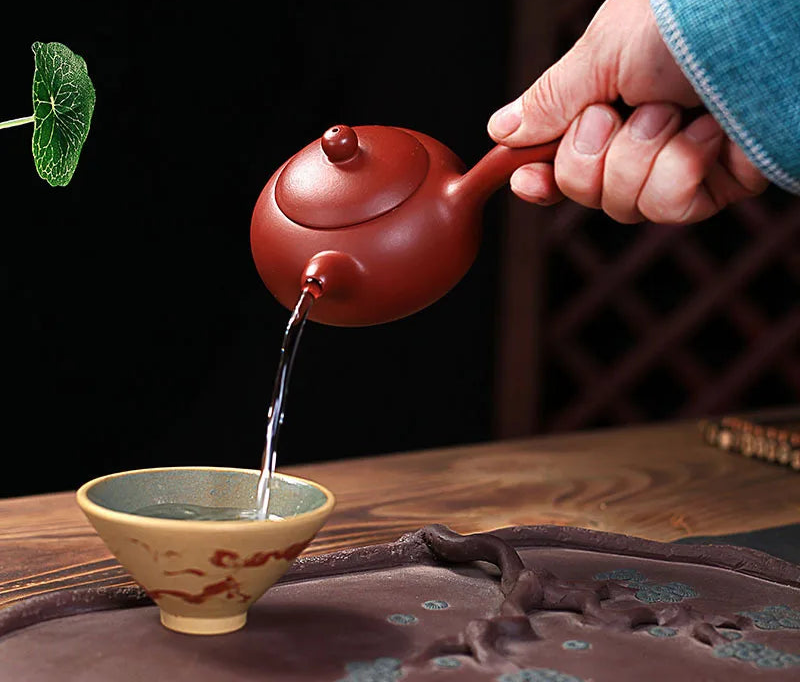 Théière Japonaise Argile Ergonomique