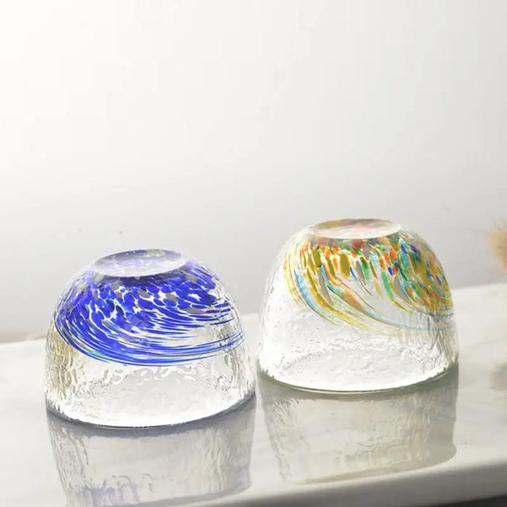 Japanese Colored Sake Glasses