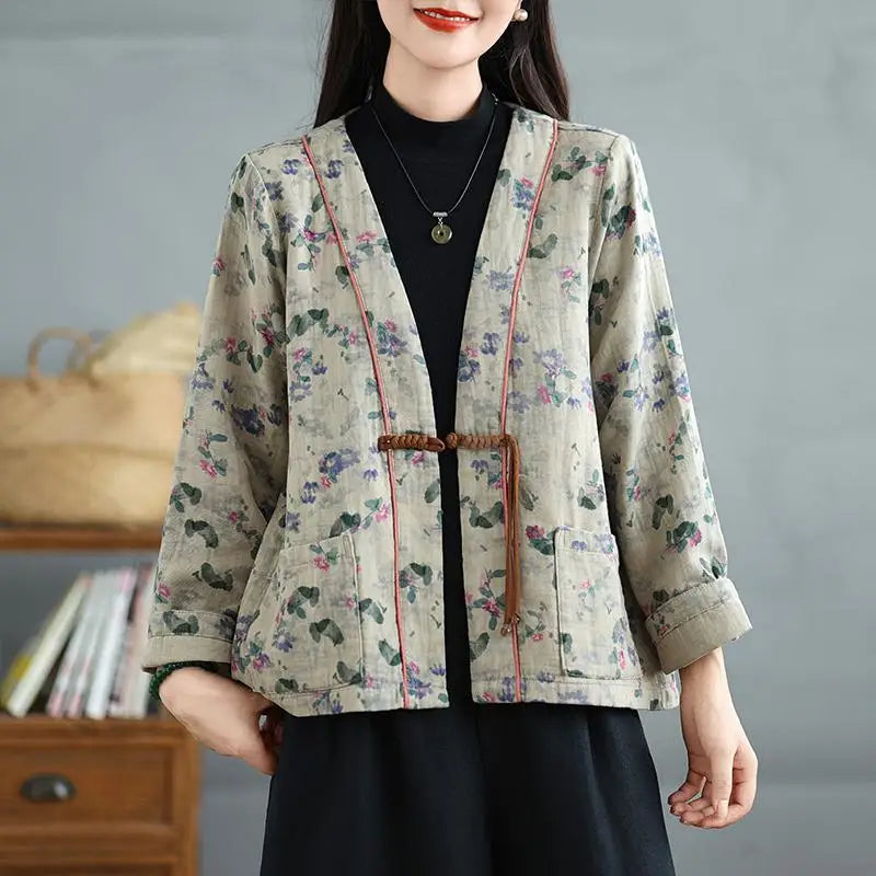 Veste Kimono Femme Rétro unique