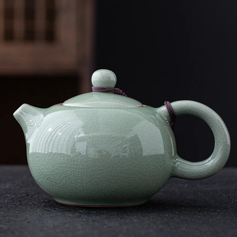 Théière Japonaise Effet Glacé Vert clair