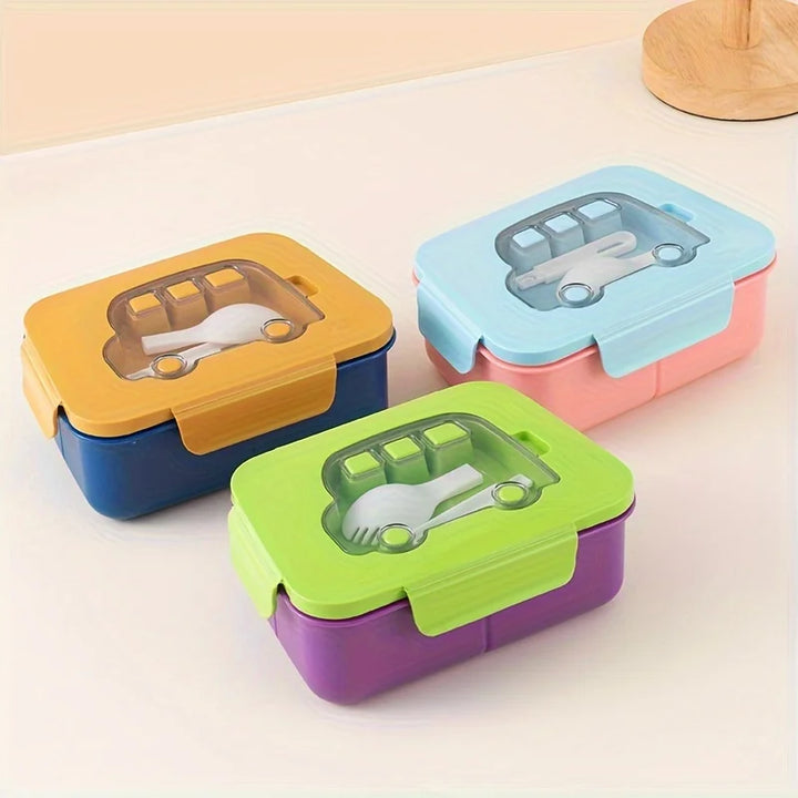 Boîte Bento Motif Voiture Enfant