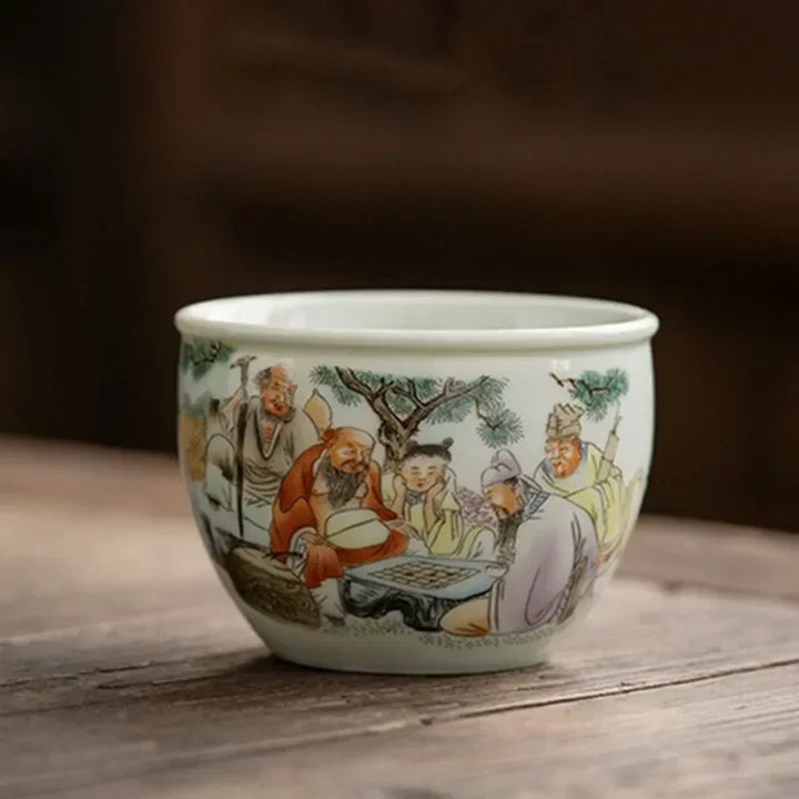 Tasse japonaise porcelaine traditionnelle