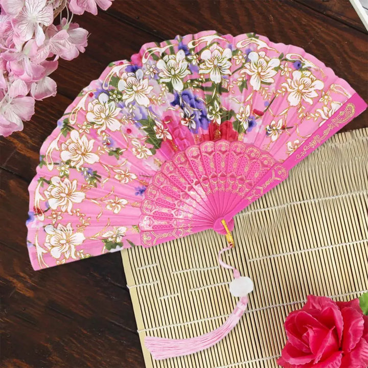 Éventail Japonais Vintage Artistique