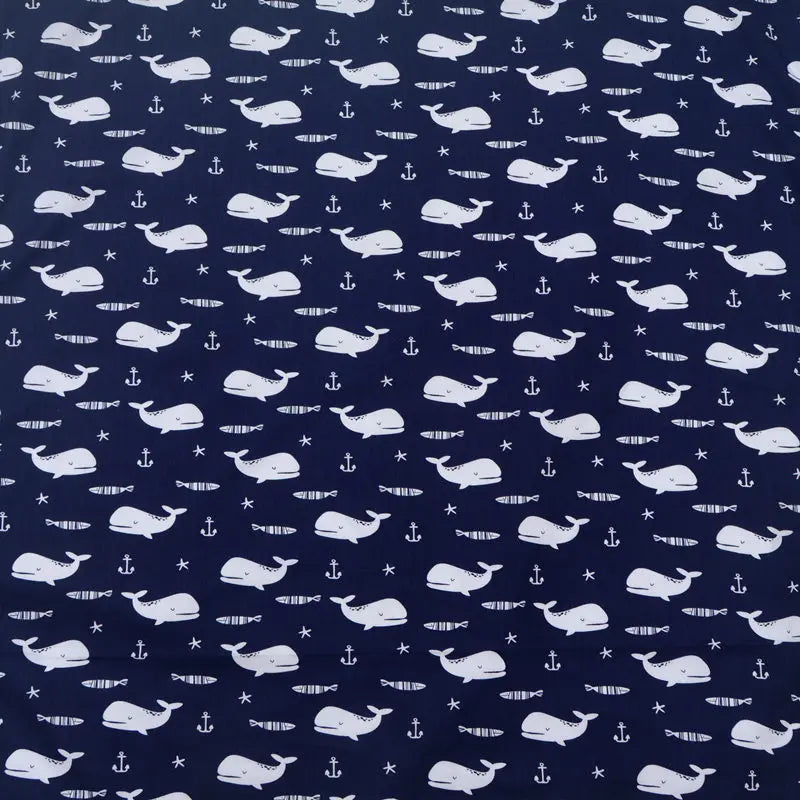 Furoshiki Baleine coton