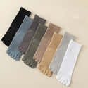 Lot De 5 Paires Chaussettes Japonaises à Deux Orteils - Coton Respirant Pour Un Style Unique | Confort Et Liberté De Mouvement - 8