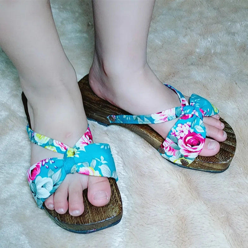 Sabot Geta Stylé Bleu ciel