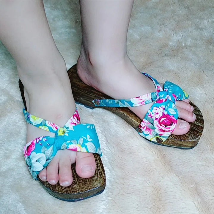 Sabot Geta Stylé Bleu ciel