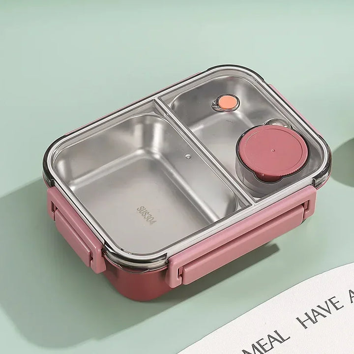 Boite bento isotherme rouge