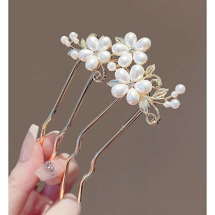 Épingle Japonais U Fleur perle
