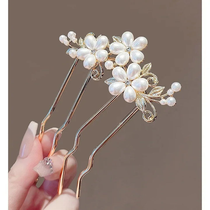 Épingle Japonais U Fleur perle