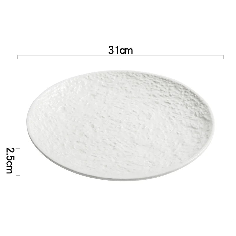 Modern Round Japanese Plate