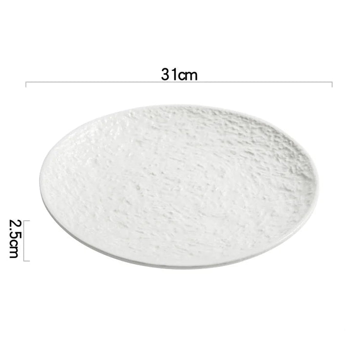 Modern Round Japanese Plate