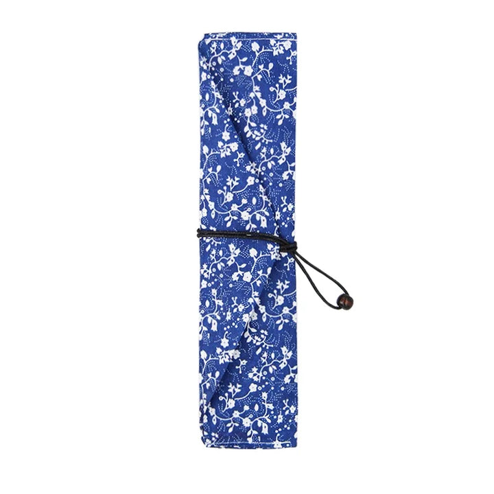 Japanese portable wooden cutlery blue